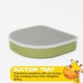 thumbnail image 3 of Muqee Peeko Infant Feeding Sets with Suction Bottom in Green color with Tray and Utensils - (3 Piece Set), 3 of 10