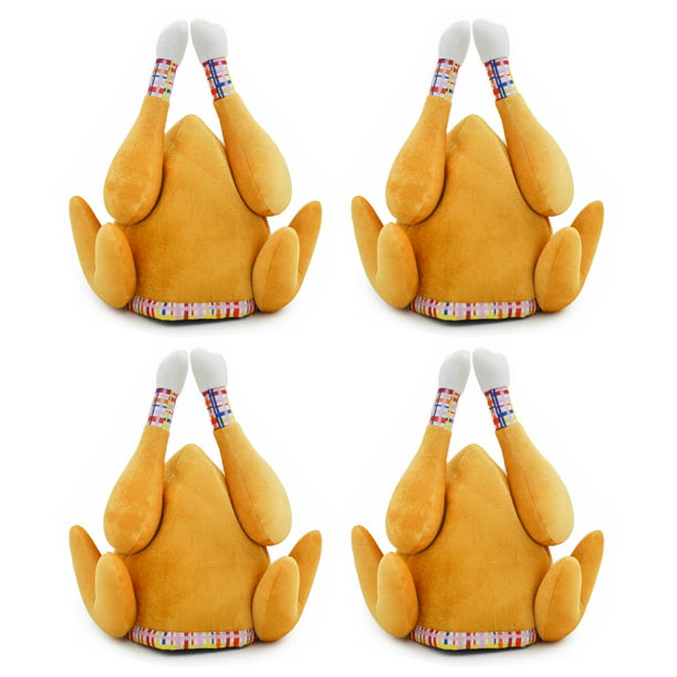 Packed Party "Talk Turkey To Me" 4 ct. Plush Hat Bundle