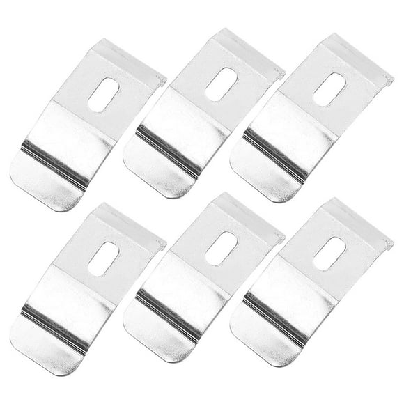 6pcs Louver Blinds Brackets Blind Mount Bracket Replacement Bracket For Blinds Vertical Blind Clips Blinds Bracket Support Curtain Installation Brackets