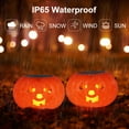 thumbnail image 3 of Lights Up Party Lanterns and Hanging Pom Poms, Plastic Orange, 3 of 6