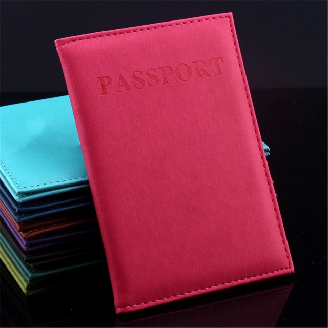 WIFKLSIIPG P^U Leather Passport and Card Holder Passport Holder