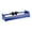 Blue, variant on Miulika Stretch Film Dispenser Cling Wrap Roll Dispenser Metal Manual Professional Wrapping Machine for Industrial Commercial Factory Silver