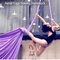 thumbnail image 2 of Set de Telas Aéreas SYCYKA Deluxe para Yoga Aéreo (10 m x 2,8 m) Rojo, 2 of 9