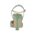 thumbnail image 4 of Journee Womens Nixey Croco Texture Buckle Pointed Toe Pumps, Widths Available, 4 of 10