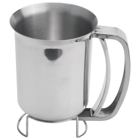 

WELPET Stainless Steel Cupcake Waffle Batter Funnel Pancake Dispenser Cream Separator