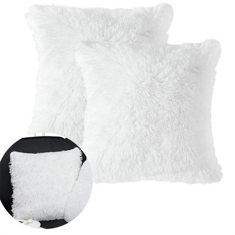 White fur pillow walmart hotsell