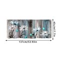 thumbnail image 2 of Curtains Valances Rustic Wooden Plank Daisy Polyester Window Valance, Farmhouse Floral Printed Short Curtain Rod Pocket Valance for Kitchen Living Room Decor 45x137cm, 2 of 4