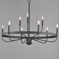 thumbnail image 5 of 14499BK Maxim Lighting Frankie - 9 Light Chandelier-32 Inches Tall and 39.75 Inches Wide-Black Finish, 5 of 5