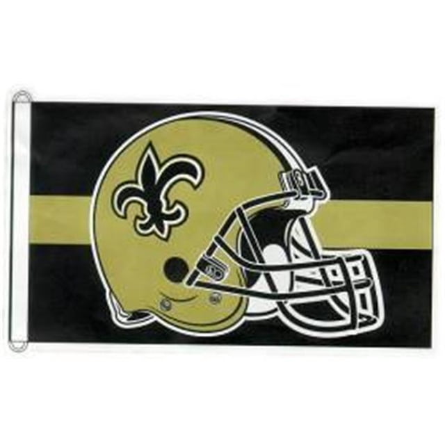 Drapeau des Saints de la Nouvelle-Orléans 3x5 Logo
