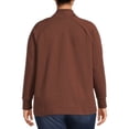 thumbnail image 3 of Terra & Sky Women's Plus Size Quarter-Zip Sweatshirt, 3 of 5