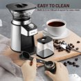 thumbnail image 4 of Secura Conical Burr 12-Cup Stainless Steel Electric Coffee 17 Precise Grind Settings, 4 of 7