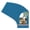 Blue, variant on Reef Blue Picture Frame Mat for 8x12 Frames - Oval Opening for 6x10 Photos - 1 Mat