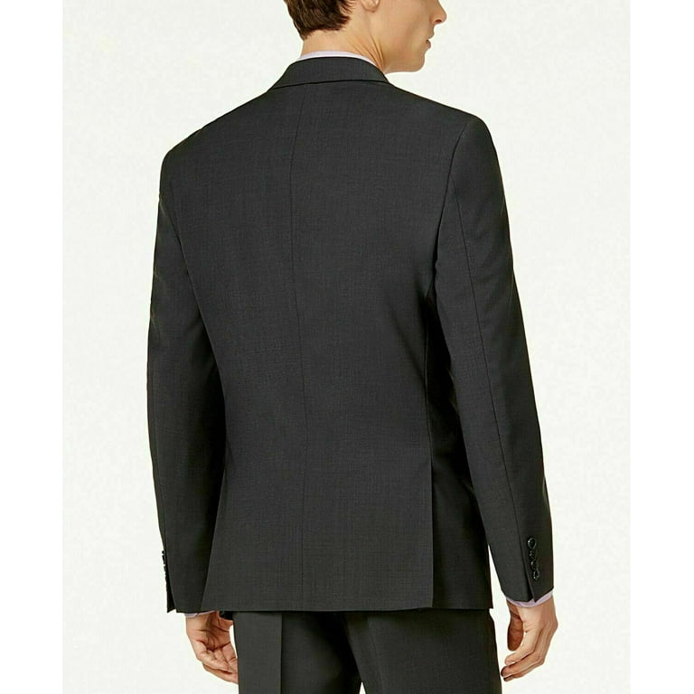 BAR III Mens Gray Slim Fit Performance Stretch Suit Separate Blazer Jacket 38L Walmart