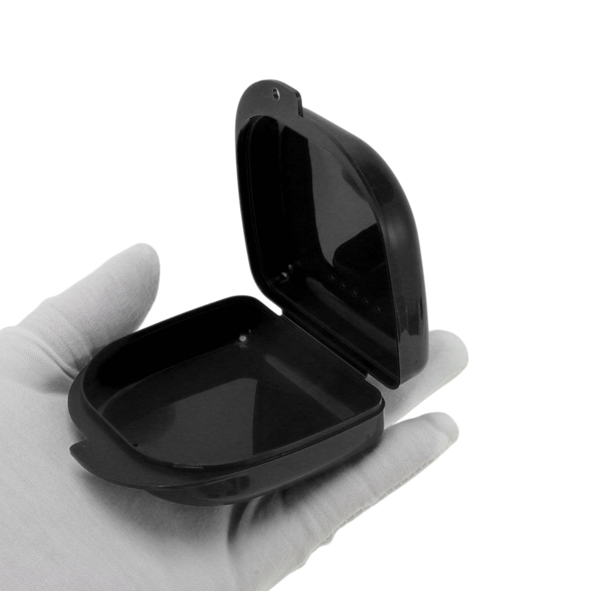 Unique Bargains Compact Braces Box with Vent Holes 1 Pc Black