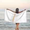 thumbnail image 3 of No soy ginecólogo, pero echaré un vistazo Toalla de playa Toallas de baño de microfibra Manta de playa suave para desfiles Natación Yoga Mujeres Hombres, 3 of 4