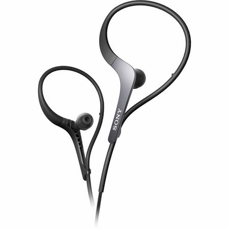Sony MDRAS400EX/B Active Sports Headphones with Adjustable Ear Loop