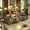 Black Floral, variant on YWEN Modern Sectional Couch Floral Sofa with Deep Seat Couch Farmhouse 4-Seat Cloud Couch for Living Room Bedroom Apartment