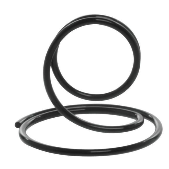 HUBERT® Countertop Sign Holder Spiral Coiled Black Wire - 2 1/2"L x 3 1/4"W x 2"H