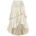 thumbnail image 1 of Womens Renaissance Pirate Skirt Gothic Steampunk Victorian Skirts Color XXL, 1 of 4
