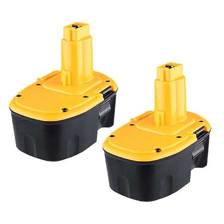 

Vinida 2pack For DeWalt DC9096 Battery 18V 4600mAh Ni-MH Yellow and Black Compatible with DC9098 DC9099 DW9095 DW9096