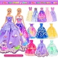 thumbnail image 4 of Muñeca iBayda de 11.5 pulgadas con ropa, accesorios y armario, 91 unidades, 4 of 6