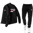 thumbnail image 3 of Conjunto de chaqueta informal con cremallera para hombre, de color sólido chaqueta cómoda, moda popular, primavera y otoño, nuevo, 2024, 3 of 5