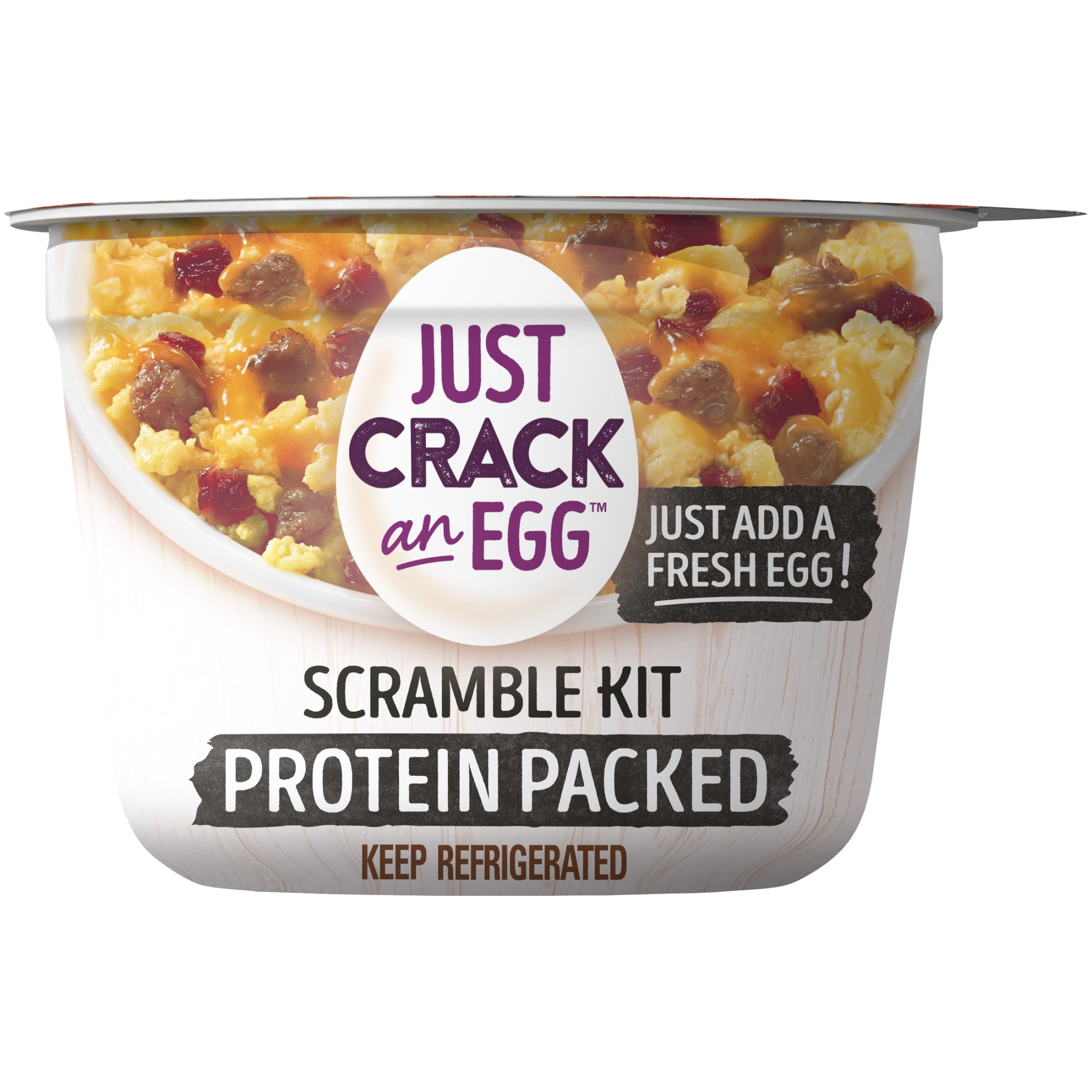 Just Crack an Egg Meat Lovers Scramble Kit, 2.25 oz Cup