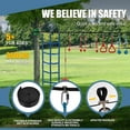 thumbnail image 4 of Ninja Warrior Obstacle Course for Kids Outside 50FT Ninja Slackline Kit 8 PCS Ninja Course Toys Accessories Playset with Swing, Climbing Net, Ladder & Monkey Bars for Outdoor Playground, 4 of 9