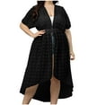 thumbnail image 1 of Chemise de Protection Solaire à Manches Courtes Unie pour Femmes avec Cardigan à Bretelles Irrégulières, 1 of 4