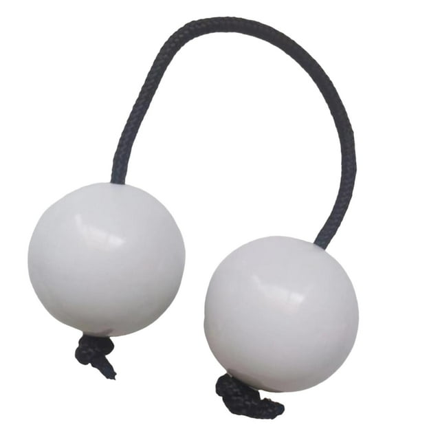 MERIGLARE African Shaker Rattle Hand Shaker Sand Balls for Bedroom Adults Lovers Beginners White 1