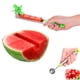 thumbnail image 1 of Cortador de sandía - Cuchillo de acero inoxidable Descorazonador Herramientas para frutas y verduras Utensilios de cocina con cuchara para sacar bolitas de melón Extra, 1 of 6