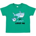 thumbnail image 3 of Inktastic My Aunt Loves Me with Cute Sharks Boys or Girls Baby T-Shirt, 3 of 5