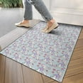 thumbnail image 4 of Blue Cartoon Unicorn Lollipop Pattern Door Rugs,Washable Non Slip Door Mats Indoor,Decorative Door Mats,Entry Mat Indoor for Entrance,Bedroom,Kitchen,Bathroom,17"x30", 4 of 6