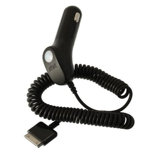 Rapid Car Charger DC Lighter Socket Power Adapter Coiled Cable JDN for iPad 2 3