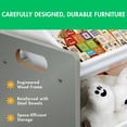 thumbnail image 6 of Humble Crew Storage Organizer with 16 Plastic Bins for Kids & Toddlers, Dark Grey/White, 6 of 12