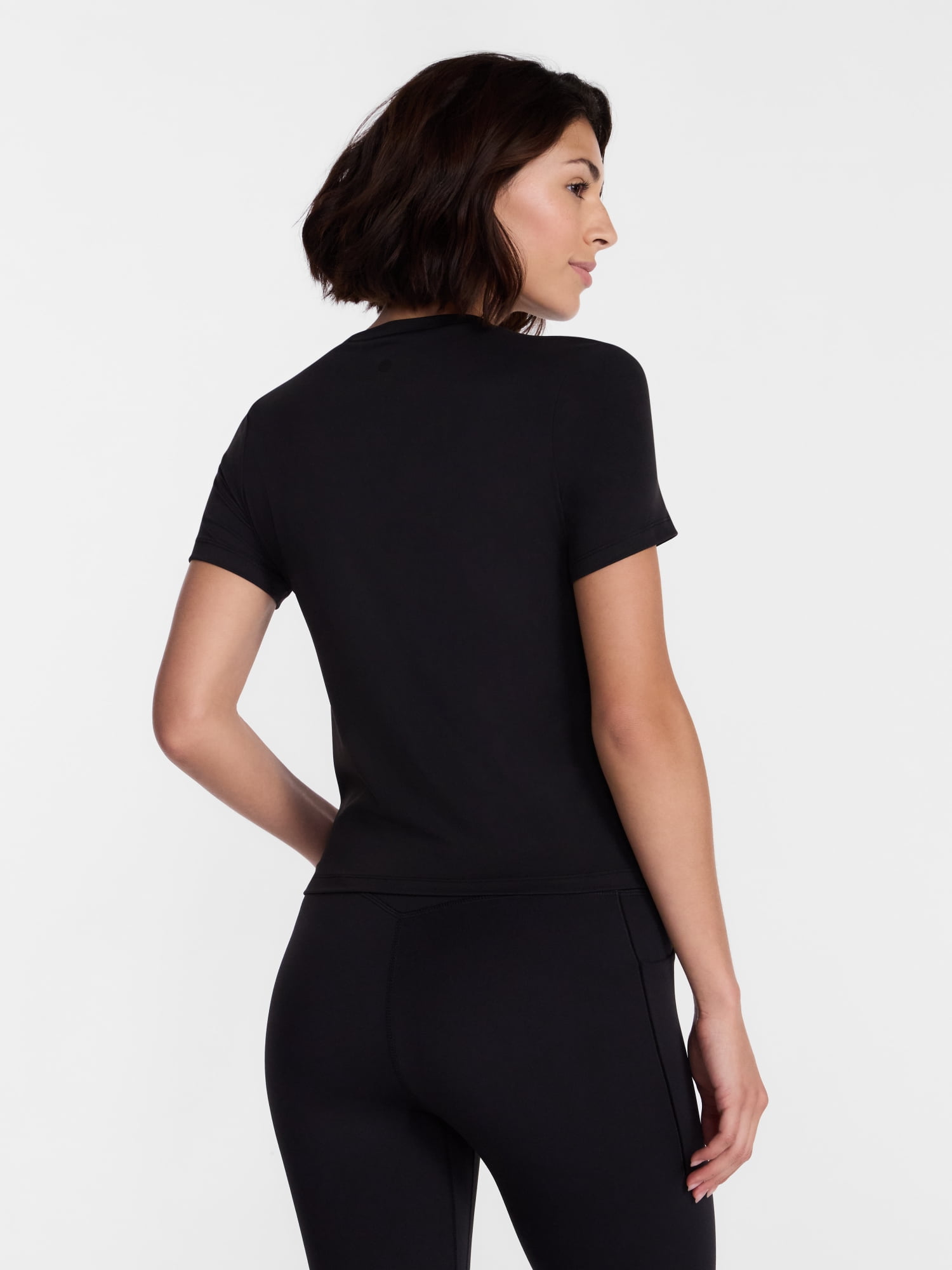 Avia Women's and Women's Plus SoftSculpt Tee with Short Sleeves, Sizes XS-4X