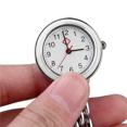 thumbnail image 4 of 2X Clip Nurse Doctor Pendant Pocket Quartz Watch Triangle Nurse's Table, 4 of 6