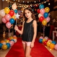 thumbnail image 2 of BOOMNY Toddler Girls Sleeveless Sequins T-Shirts Crew Neck Sparkly Tank Tops for Girl Stage Performance Tops, 2 of 6