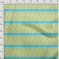 thumbnail image 3 of oneOone Cotton Poplin Fabric Chevron Ikat Print Fabric By The Yard 42 Inch Wide, 3 of 4