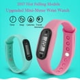 thumbnail image 4 of EIMELI Silica gel Bracelets Run Step Watch Bracelets Pedometer Calorie Counter Digital LCD Walking Distance Wrap Cuff Drop Ship, 4 of 8