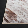 thumbnail image 3 of SAFAVIEH Faux Hide Curtis Diamond Machine Washable Runner Rug, Beige/Brown, 2'6" x 10', 3 of 11