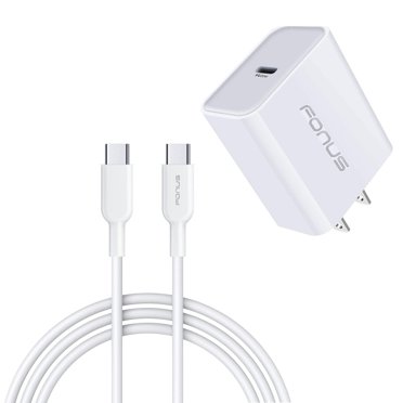 20W PD Home Charger for Samsung Galaxy Z Fold5/Fold4/Fold3 5G/Fold2 - Fast Type-C 6ft Long Cable Quick Power Adapter USB-C for Galaxy Z Fold5/Fold4/Fold3 5G/Fold2