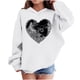 thumbnail image 1 of Sudadera con capucha y estampado de corazón de San Valentín, sudadera de manga larga para niños y niñas, chaqueta para niñas de talla mediana y grande., 1 of 7