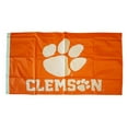 thumbnail image 1 of Clemson - 3' x 5' NCAA 2-Sided Nylon Applique Flag, 1 of 1