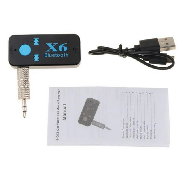 Receiver Dongle Phone Handsfree MP3 Audio Adapter 3.5mm Bluetooth-compatible Wireless MP3 Receiver Dongle