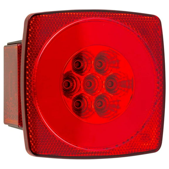 Lumitronics Red HALO LED Under 80" Combination Tail Light w/ License Light - LUM-STS8R