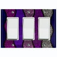 thumbnail image 1 of Metal Light Switch Plate Cover Colorful Safari African Tribal Art Pattern SFR025, 1 of 13