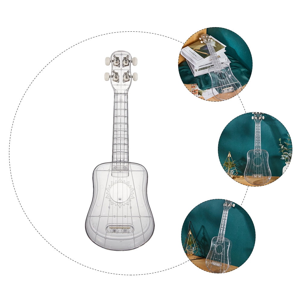 Ukulele Toys Adult Student Transparent for Beginner Wooden Guitar Air-nova Composite Material