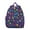Purple-55, variant on Cute Snowy Owl Student Backpack – Big Eyes Cartoon Owl Print With Night Pattern Design For Student