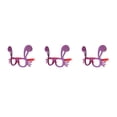 thumbnail image 1 of Qarigey Gafas de Pascua con purpurina, juego de disfraces, marcos de anteojos de plástico para cumpleaños, accesorios de decoración para Type1 NO1, 1 of 6